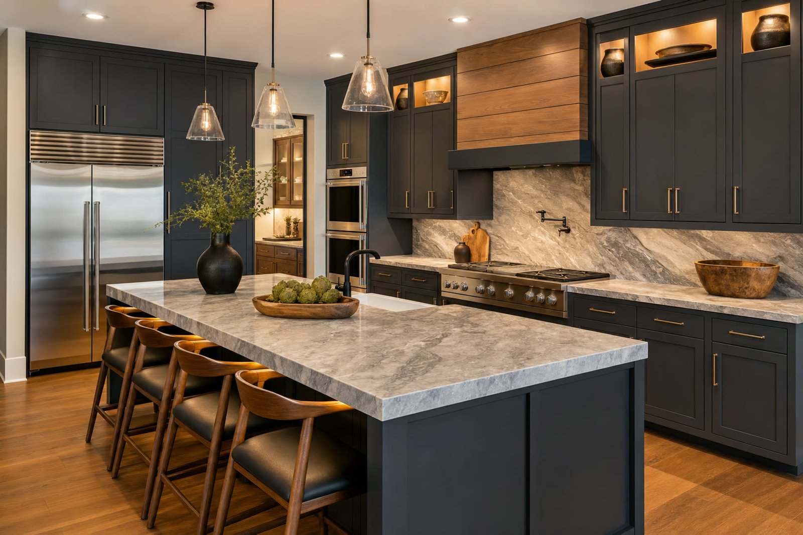 Newly remodeled modern kitchen